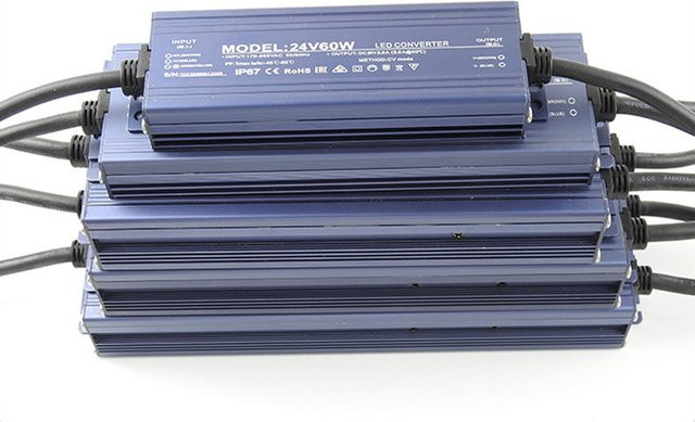 AEVYVKV LED-Treiber IP67 wasserdicht Schaltnetzteil Wechselstrom 170V-265V auf Gleichstrom 12V 24V mit 12W bis 500W Leistung - Bild 1