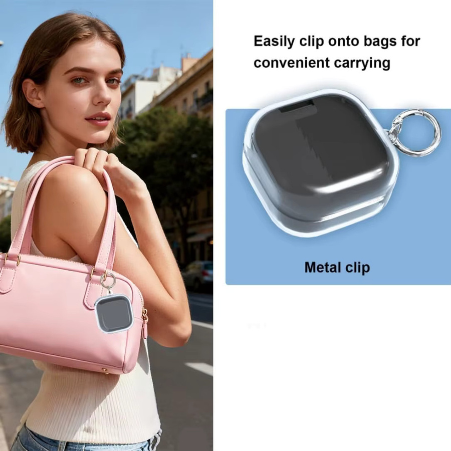 Samsung Galaxy Buds 4 Pro Schutzhülle aus transparentem TPU inklusive Schlüsselanhänger und Reinigungsstift - Bild 4