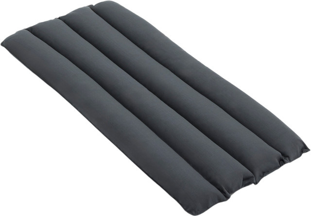 HAY Palissade Soft Quilted Kissen für Dining Armchair in Anthrazit oder Schwarz, rechteckig - Bild 1