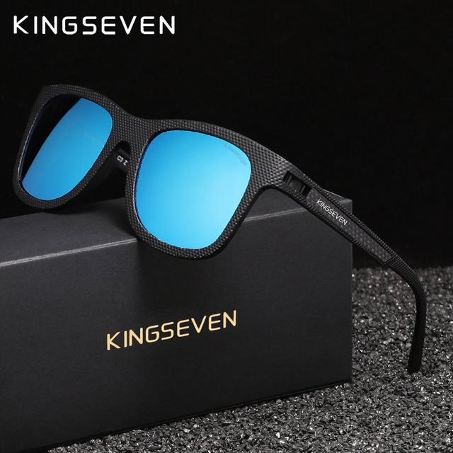 KINGSEVEN Sonnenbrille, Vollrand, Square, Kunststoff, Unisex, polarisiert - Bild 1