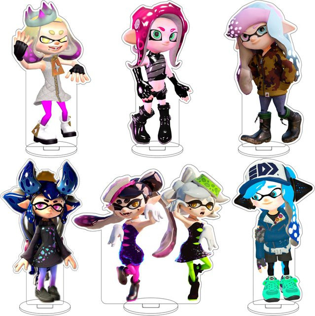 Bandai Splatoon Acryl-Figurenständer, Einzelfigur, Bunt / Mehrfarbig - Bild 1