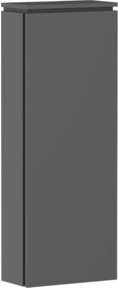 Hansgrohe Halbhochschrank Xilesa E in Schiefergrau Matt mit SoftClose und Türanschlag rechts, Breite: 40 cm - Bild 1