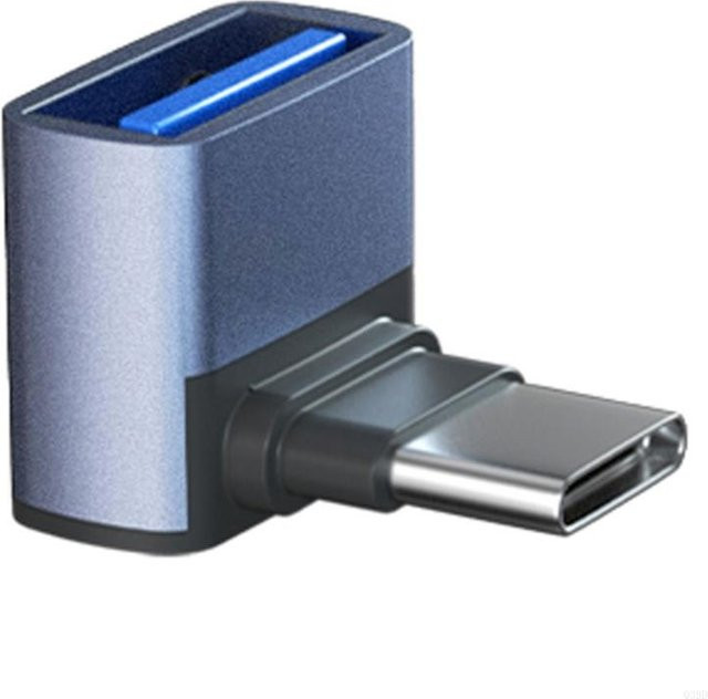 BEYONDSKY USB-C auf USB-A Adapter mit 90-Grad-Winkel, USB 3.0 Konverter mit 10 Gbit/s für PC, Laptop und Mobiltelefone - Bild 1