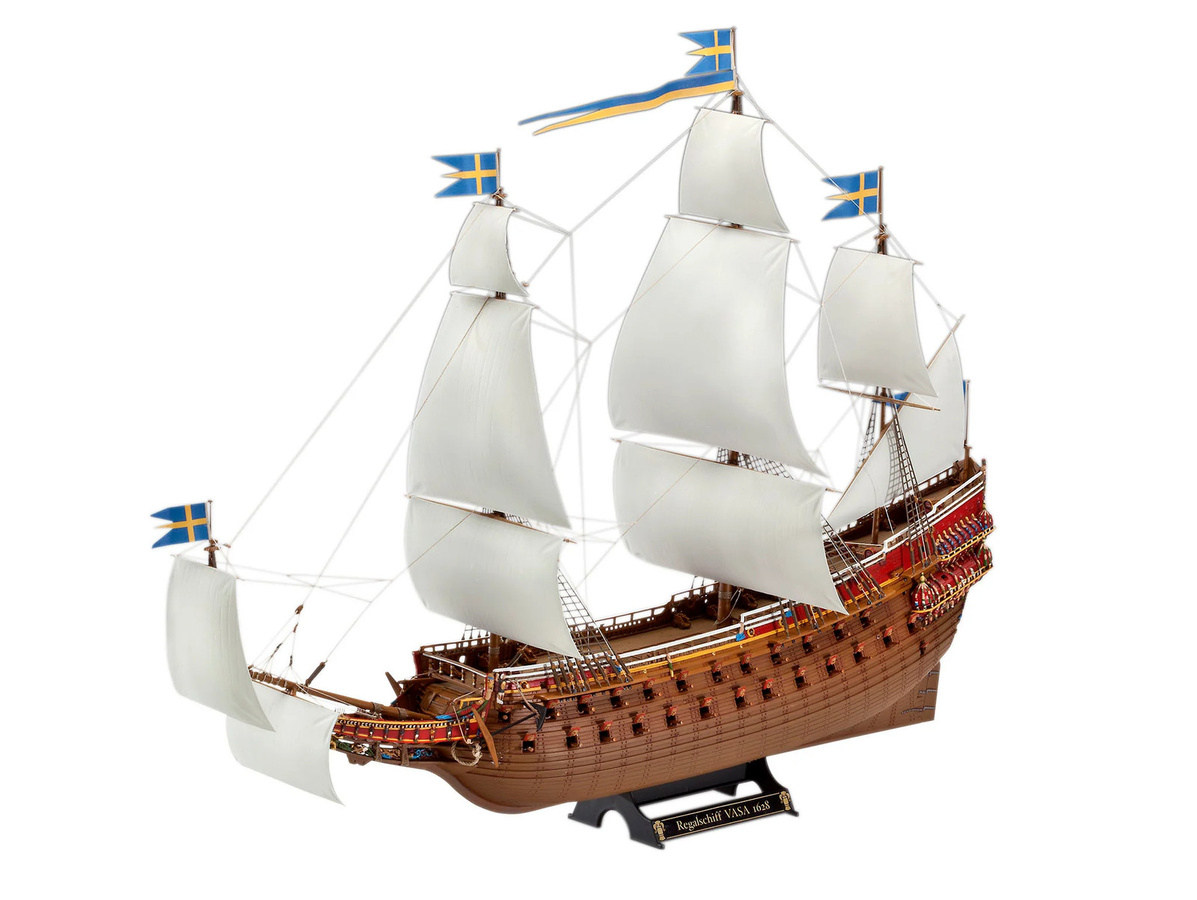 Revell Swedish Regal Ship Vasa, Bausatz, 1:150, Kunststoff - Bild 3