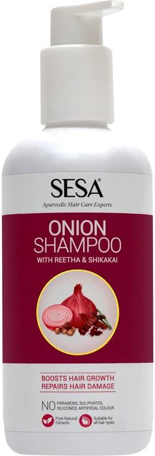 Sesa Zwiebelshampoo mit Reetha und Shikakai, 300 ml, für trockenes Haar - Bild 1