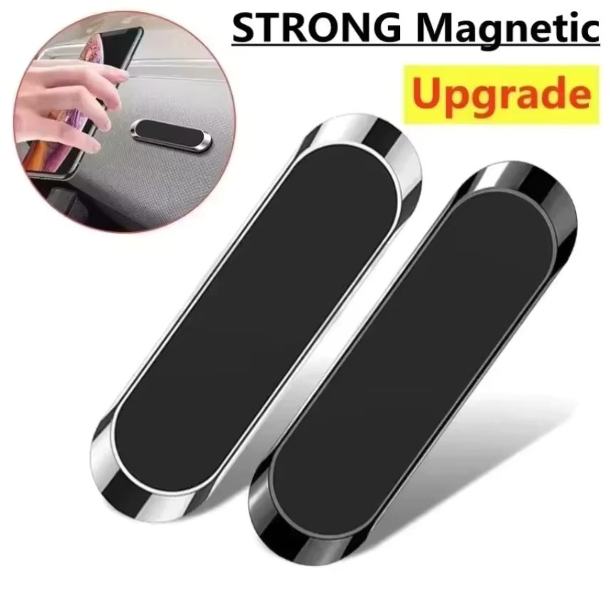 VIKEFON Mini Magnetische Auto Telefonhalterung in Silber für iPhone und Samsung sowie Xiaomi zur Navigation am Lüftungsschlitz - Bild 2