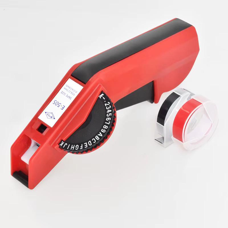 Motex Manueller Etikettendrucker E5500 E-505 für 6 mm und 9 mm 3D-geprägtes Klebeband als Ersatz für DYMO 1610 12965 1880 - Bild 2