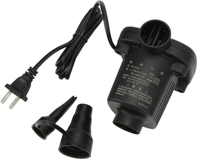 Tragbare elektrische AC Aufblaspumpe für Camping und Schwimmen - Bild 1