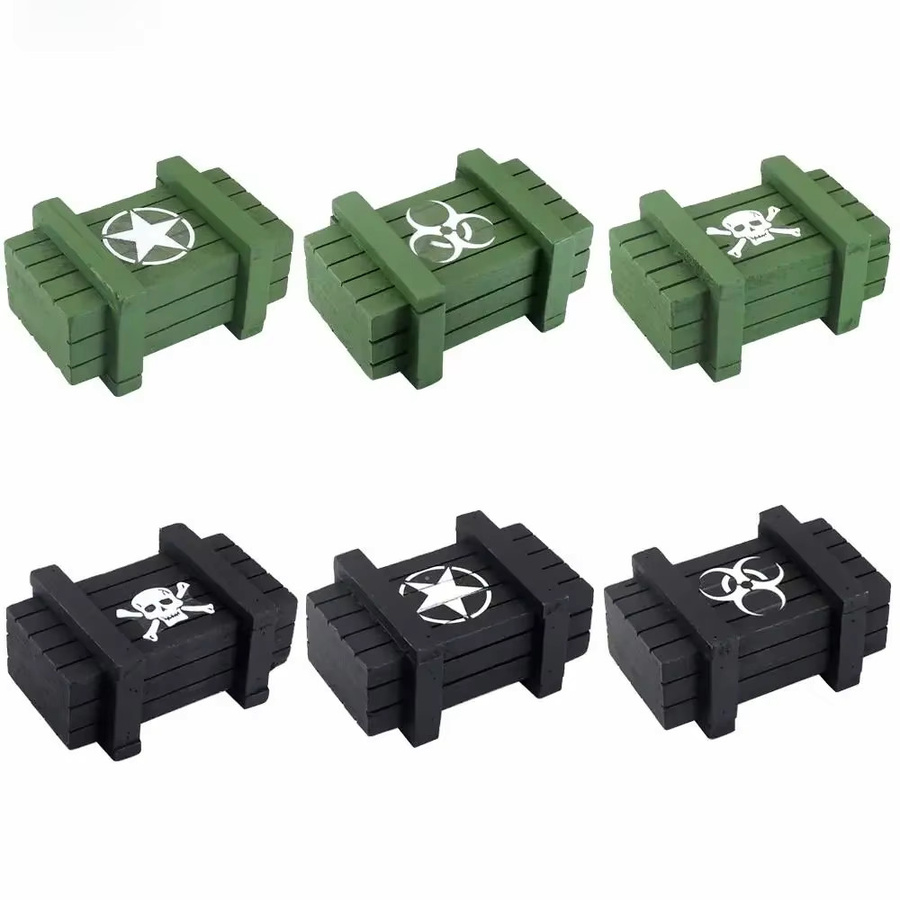 Ajrc Rc Crawler Car, Zubehör, Achsbox Holzbox, 1:10 - Bild 3