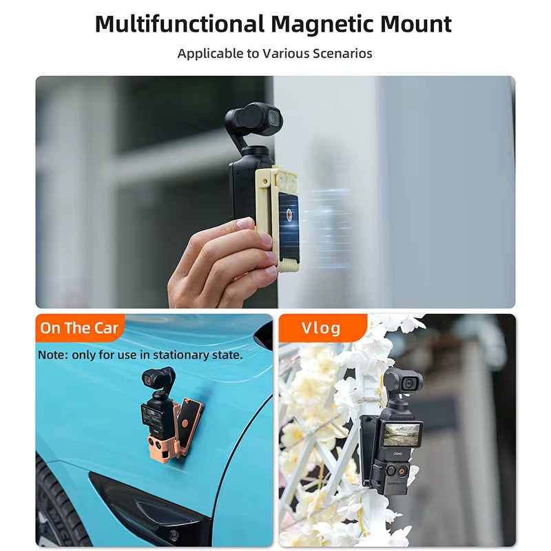 DJI Osmo Pocket 3 Magnetische Halterung und Vlog-Zubehör Set in Pink - Bild 4