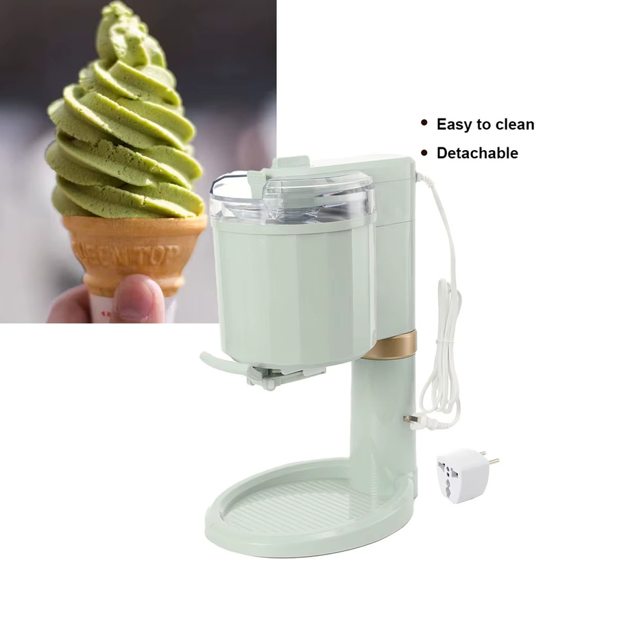 Jamode Softeismaschine in Grün mit 1L Fassungsvermögen, Automatischer Frucht-Dessert-Maker mit einfacher Ein-Knopf-Bedienung und spülmaschinenfesten Teilen aus Kunststoff - Bild 4
