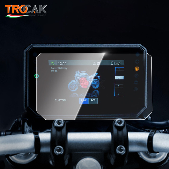 CXEPI Bildschirmschutzfolie für Yamaha MT-07 MT07 2025 2026, transparent - Bild 1