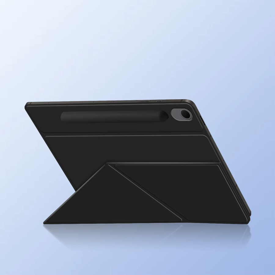 AJIUYU Smart Magnetische Tablet Hülle mit Stifthalter für Samsung Galaxy Tab S10 Lite, S9, S10 FE und Tab S10 (10,9 und 11 Zoll) in Schwarz und Grün - Bild 2