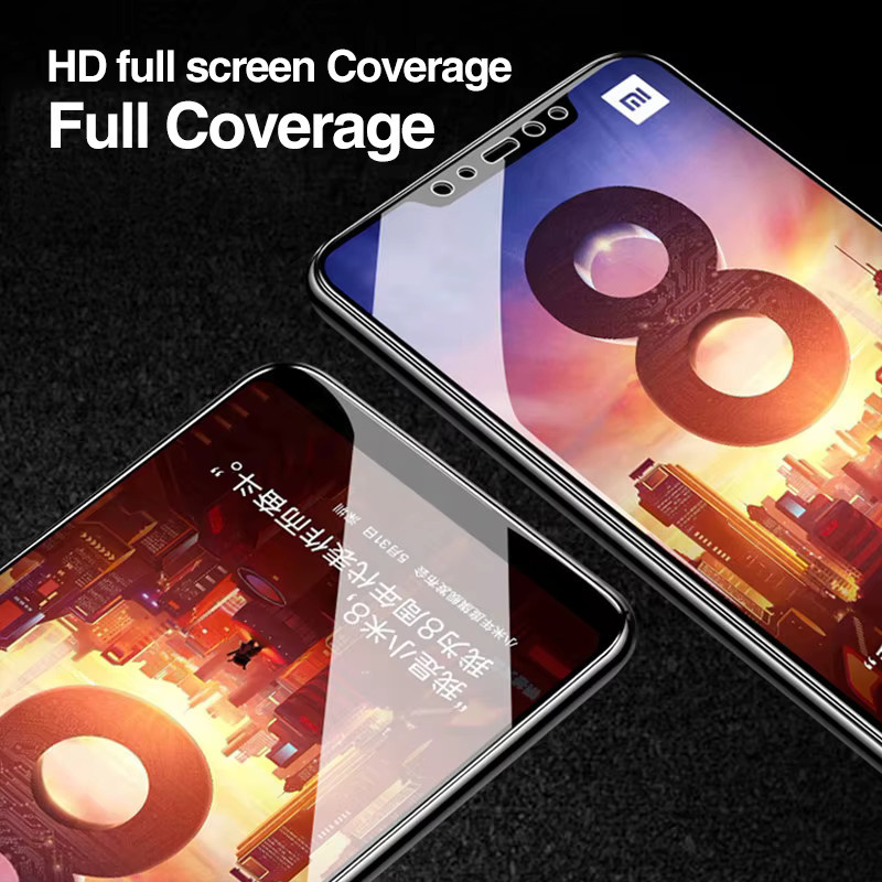 4er-Pack gehärtetes Schutzglas für Xiaomi Redmi 13C 12 12C 10A 10C 10 5G 9T 9A 9C NFC in Transparent - Bild 4