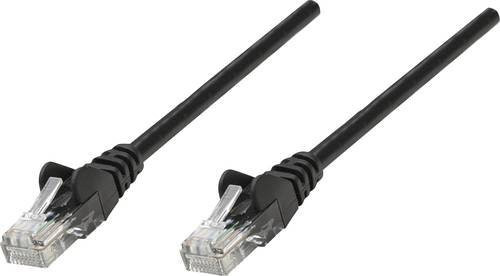 Intellinet RJ45 Netzwerkkabel CAT 6 S/FTP Patchkabel Schwarz Länge: 1,00 m - Bild 1