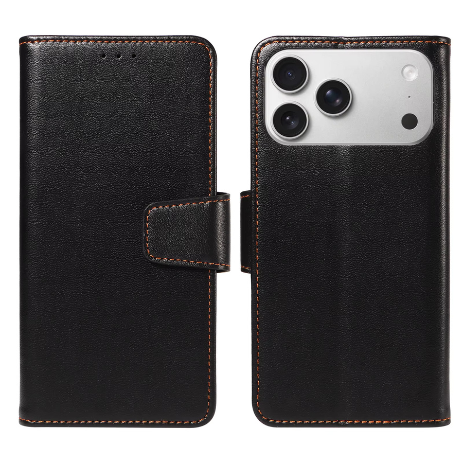 Leder Handyhülle für Samsung Galaxy A-Serie in Schwarz oder Braun - Bild 2