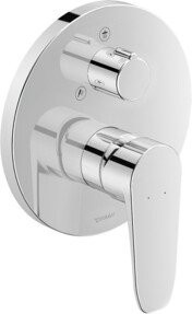 Duravit Fertigmontageset B.1 UP-Brause-Einhebelmischer mit Umstellventil in Chrom - Bild 1