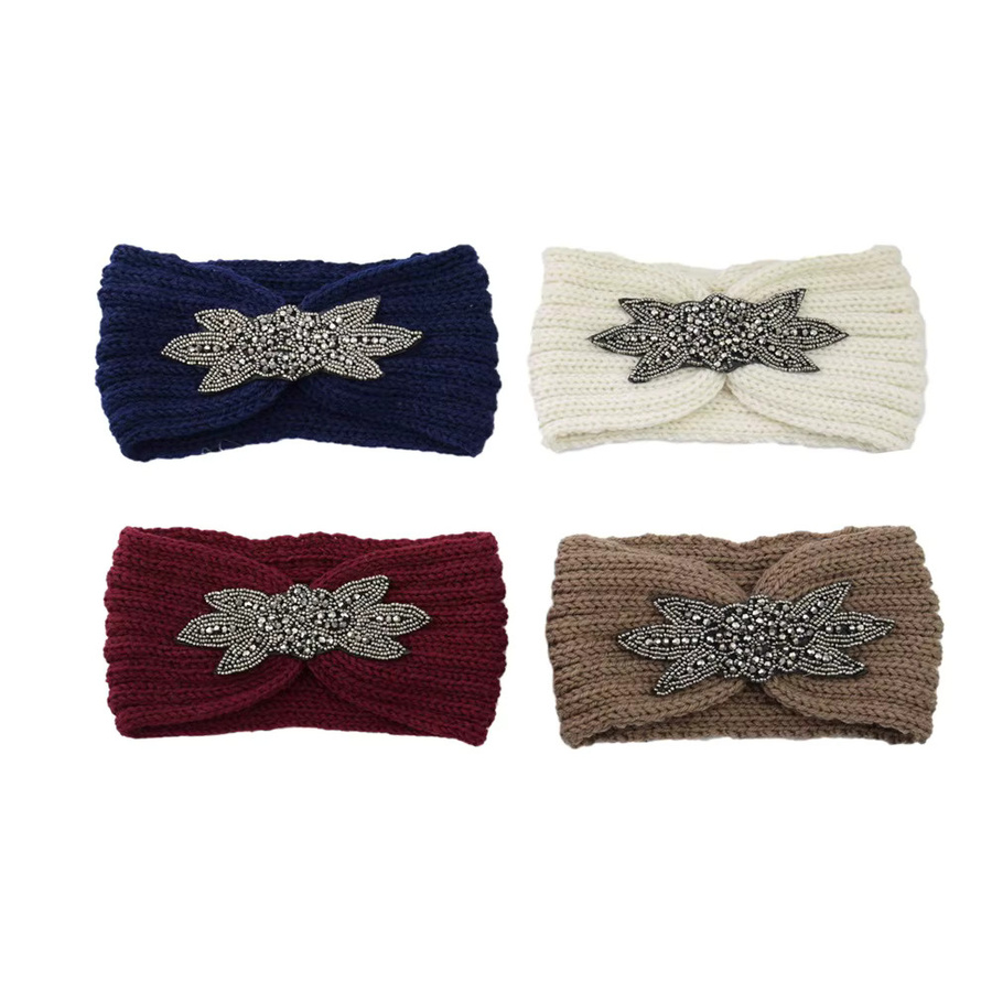 KBAP Stirnband, Edelstein, gestrickt, Damen, Mädchen - Bild 4