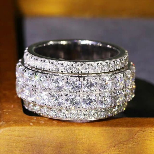 Huitan Ring, Silber, Zirkonia, Damen - Bild 1