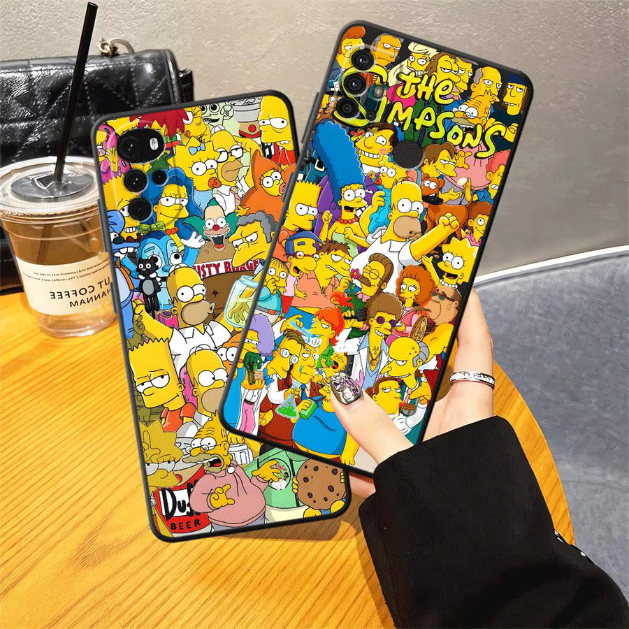 The Simpsons Handyhülle für Motorola Mot G60 G71 G51 G73 G22 Edge40 G32 G52 G50 Edge 20 Pro 30 Lite G53 G30 G60s in Schwarz und Multicolour - Bild 6