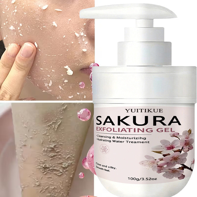 YUITIKUE Sakura Gesichts-Peeling-Gel, 100g, Unisex - Bild 1
