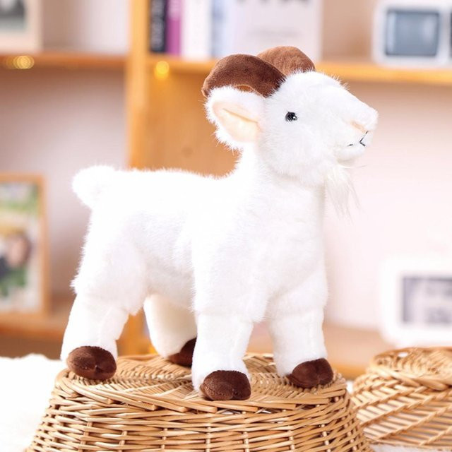 Linyi toy Babyziege Plüschtier, beige, ab 2 Jahren - Bild 1