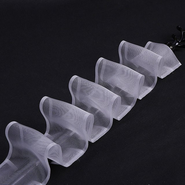 Transparentes Vorhang-Stangenband aus Nylon für Bleistiftfalten, 5 Meter - Bild 1