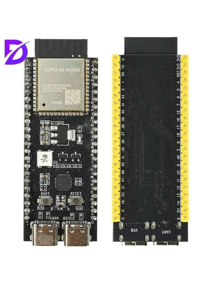 diymore ESP32-S3-N16R8 Entwicklungsboard WiFi Bluetooth Dual-Core mit USB-C Schnittstelle in Schwarz - Bild 2