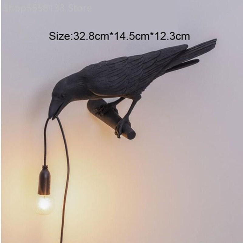 NATAWA Tischlampe in Vogelform aus Kunstharz mit warmweißem Licht für Wohnzimmer und Schlafzimmer - Bild 2