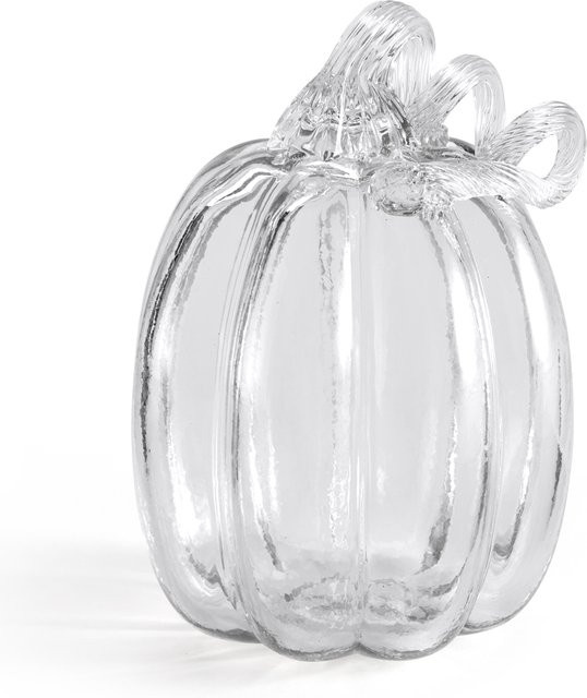 Cooee Design Deko Objekt Pumpkin aus Glas in Transparent, Höhe: 14 cm - Bild 1