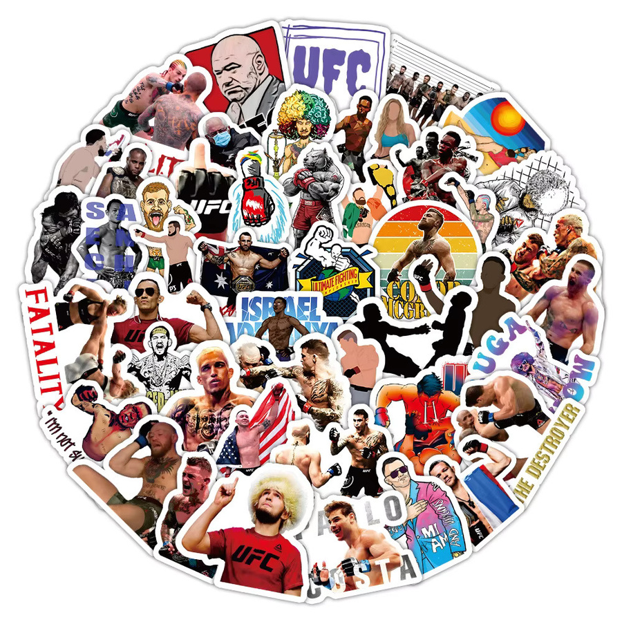 GOGOTU UFC Aufkleber, Sport, Bunt / Mehrfarbig - Bild 3