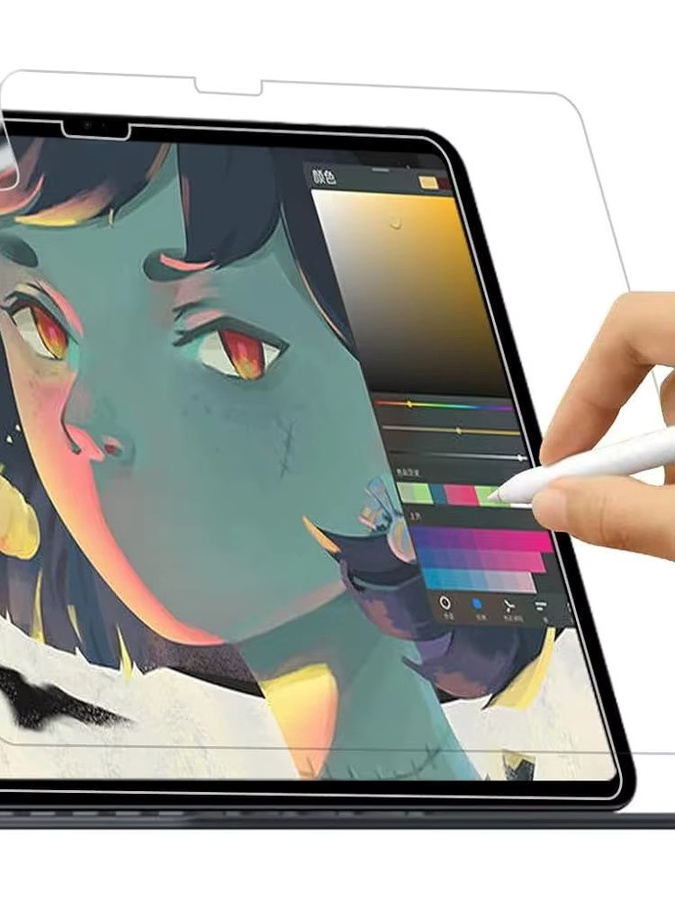 2er-Pack Matte PET-Displayschutzfolie im Papiergefühl für Apple iPad Pro 12,9 Zoll, Transparent - Bild 7
