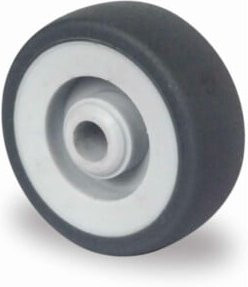 CASCOO Gleitlager Rad Serie P2T2 aus Kunststoff, Farbe: Grau, Durchmesser: 50 mm - Bild 1
