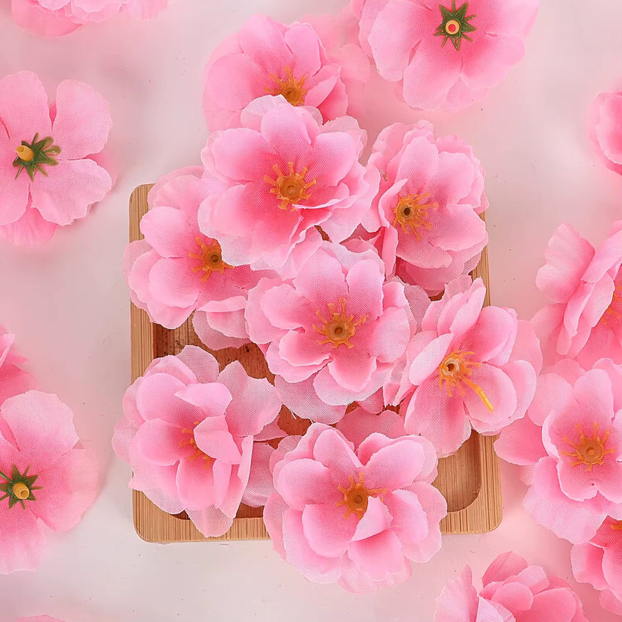 MENGHAO Künstliche Seidenrosen für Hochzeit und Dekoration, 10 Stück, Rose Red und Pink - Bild 2