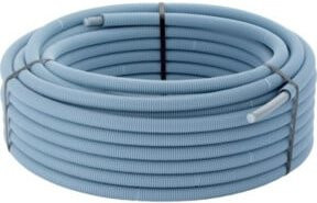 Geberit Systemrohr PB DN 20, Durchmesser: 25 mm, Farbe: Blau/Rot, Länge: 25 m - Bild 1