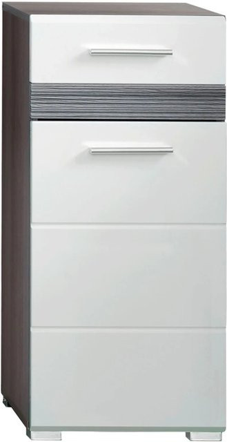 Trendteam Kommode Set-One in Weiß, modernes Design, B/T/H: 80 x 31 x 37 cm - Bild 1