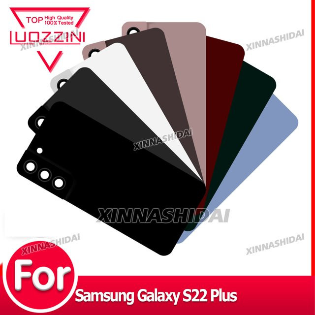 Samsung Galaxy S22 Plus Ersatzgehäuse Rückseite Batterieabdeckung in Schwarz - Bild 1