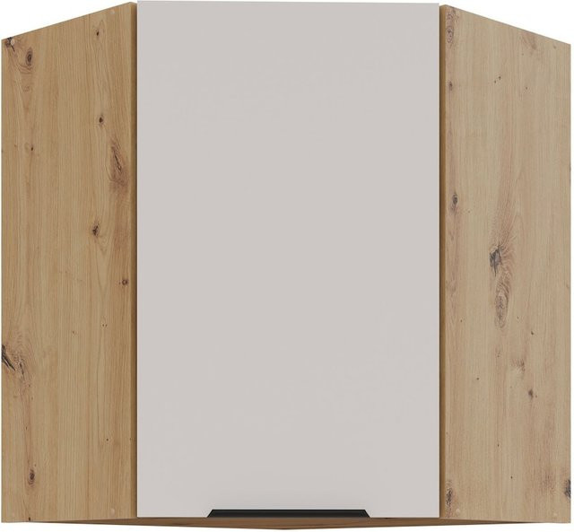 Küchen Eckhängeschrank SOLANO Kaschmir beige B/T: 60 x 60 cm - Bild 1