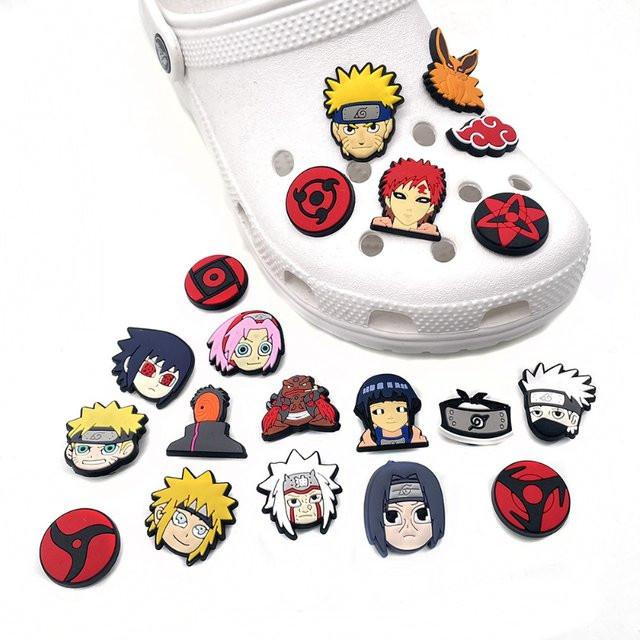 MINISO Charms, 20-teiliges Cartoon-Schuh-Charm-Set, PVC - Bild 1
