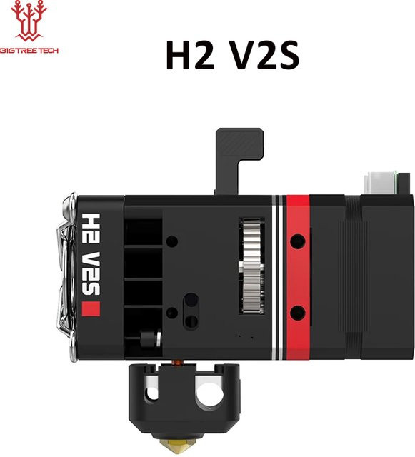 BIQU H2 V2S Dual Drive Extruder Direct Hotend Kit 24V in Schwarz für FDM 3D Drucker wie Ender3 V2 PRO und BX - Bild 1