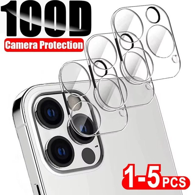 KAFNHCKA HD Transparentes Gehärtetes Glas für iPhone 16 15 14 13 Kamera Objektiv Schutz - Bild 1