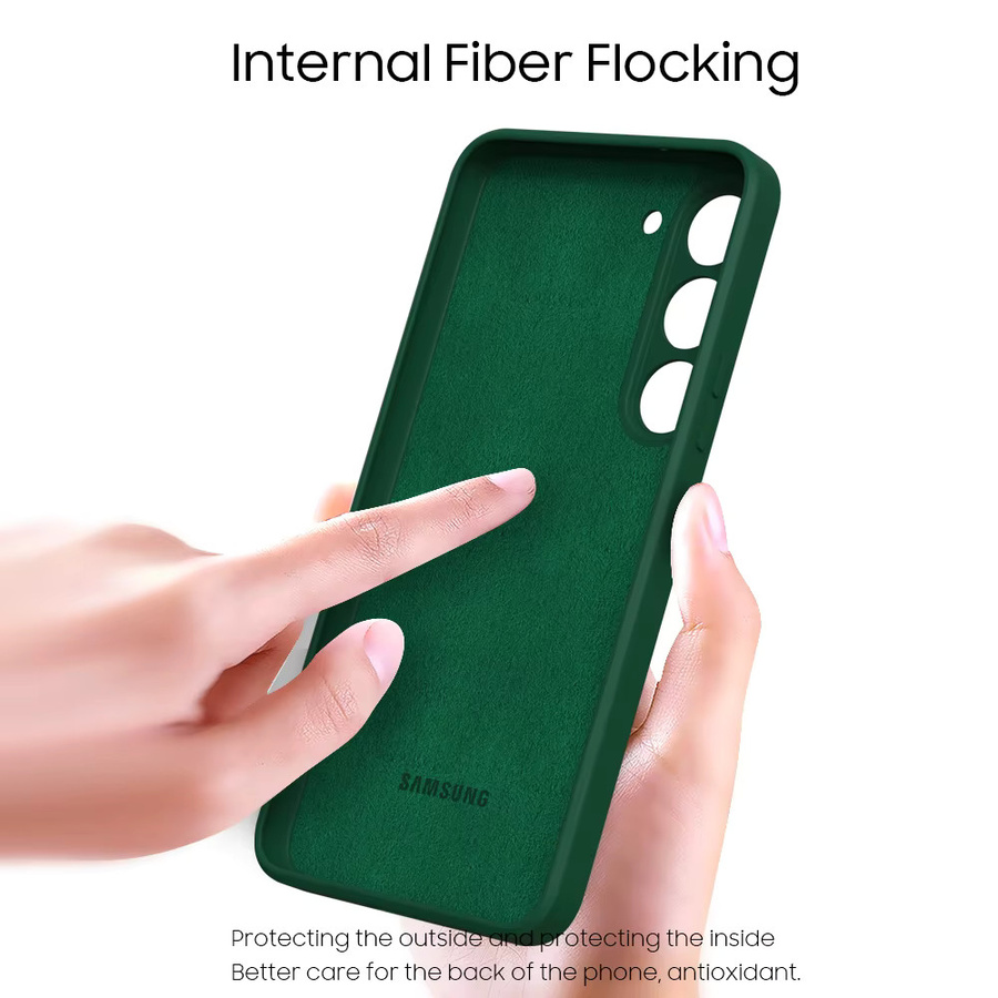 Stoßfeste Silikon-Handyhülle mit Vollkamera-Objektivabdeckung für Samsung Galaxy S26 S25 S24 Plus FE Ultra in Mehrfarbig - Bild 2