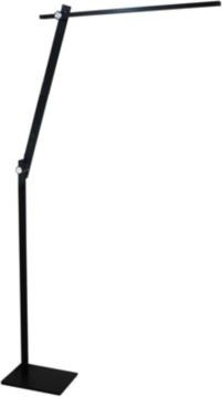 Unilux LED Stehleuchte LUMILIGHT in Schwarz, 10 W, 1120 lm, dimmbar, höhenverstellbar und neigbar, aus Aluminium und Metall - Bild 1