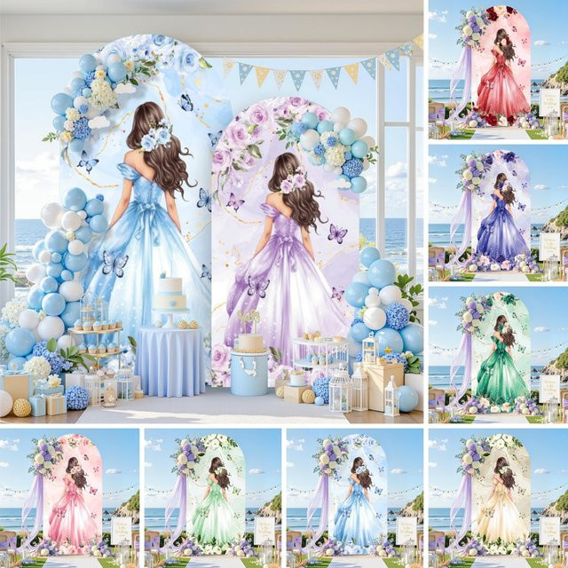 Yeele Fotohintergrund mit floralem Design für Geburtstag, Hochzeit und Party - Bild 1