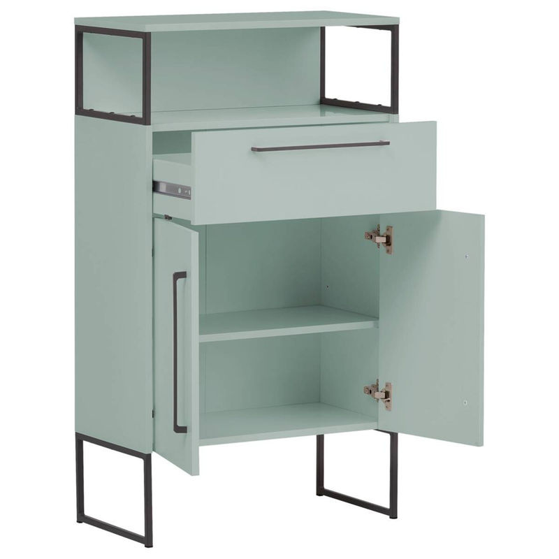 Schildmeyer Midischrank Badezimmer Limone Mint B/H/T: 65,2 x 112,2 x 33,1 cm - Bild 3