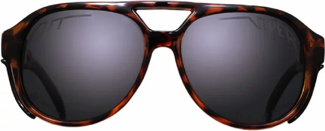 Pit Viper The Land Locked Exciters Sonnenbrille, Unisex, Vollrand, Round, Brown, Plastic, polarisiert - Bild 1