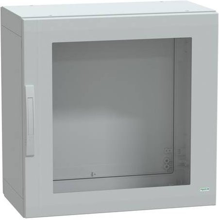 Schneider Electric Kunststoffgehäuse IP65 verglast grau B/H/T: 75 x 75 x 42 cm - Bild 1