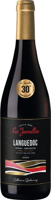 Les Jamelles Rotwein Syrah Grenache 2024 Languedoc trocken 0,75 l - Bild 1