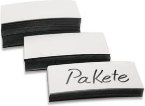 Magnetisches Lagerschild MAGNETOPLAN in Weiß, B: 20 mm, L: 100 mm, Stärke: 0,6 mm - Bild 1