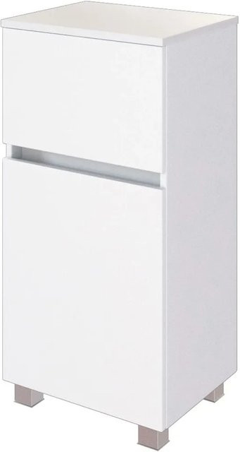 Held Möbel Unterschrank Salerno in matt Weiß, Breite: 40 cm, Höhe: 79 cm, Tiefe: 35 cm - Bild 1